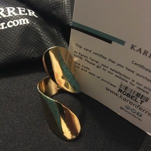 Unique like you... Handmade gold-plated ring